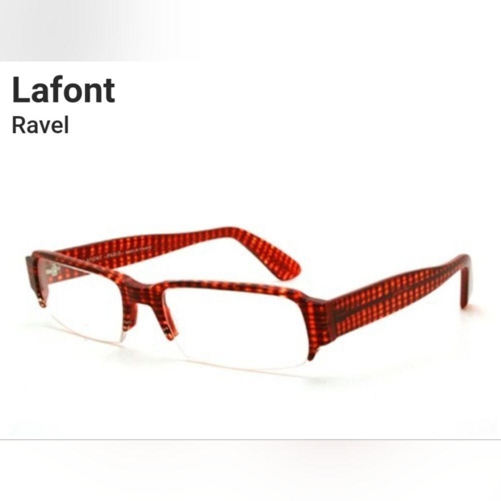 Jean Lafont Ravel Red Prescription Glasses Frames